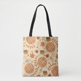 Bolsa Tote Apple Pie Autumn: Vintage Graphics