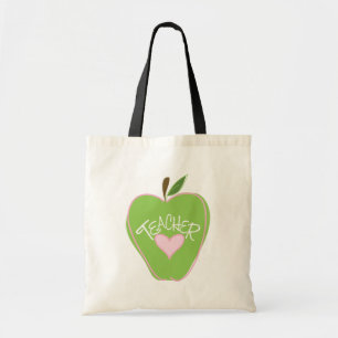 Bolsa Tote Apple & saco verdes do professor do coração