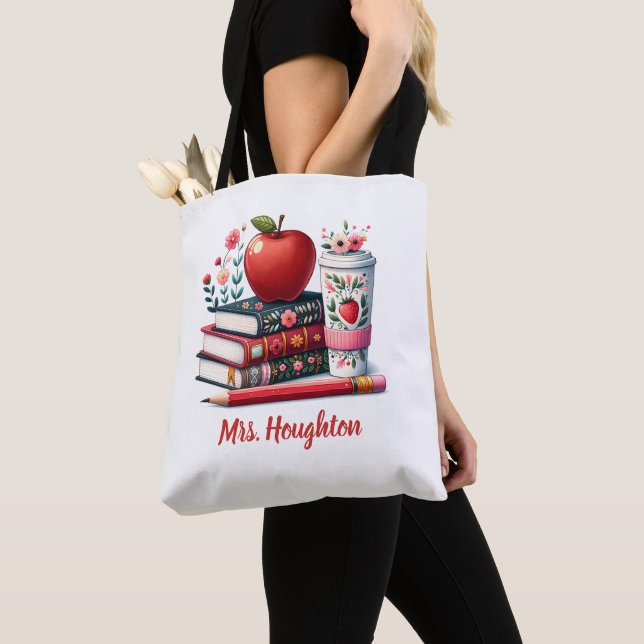 Bolsa Tote Apple Teacher Appreciation Book (Close Up)