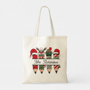 Bolsa Tote Apreciação ao Professor Natal Nome Personalizado