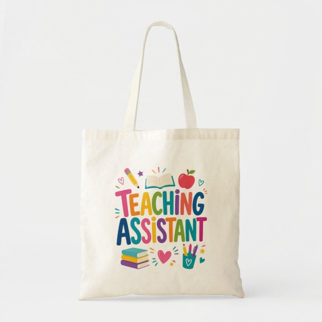 Bolsa Tote Apreciação de Assistente de Ensino (Frente)