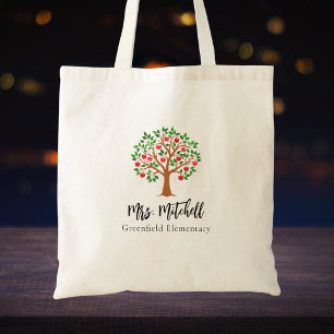 Bolsa Tote Apreciação do Professor Obrigado Professora Árvore