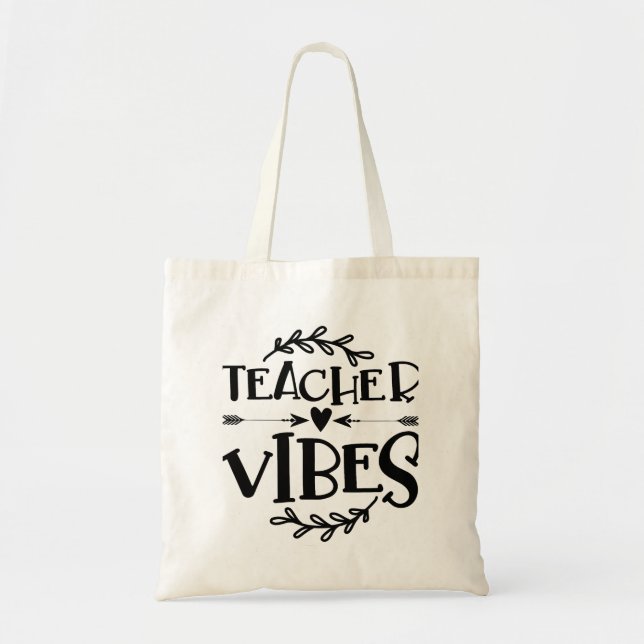 Bolsa Tote Apreciação do Professor Vibes (Frente)