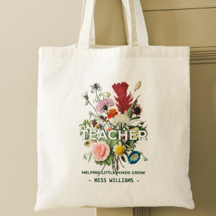 Bolsa Tote Apreciação Floral do Professor
