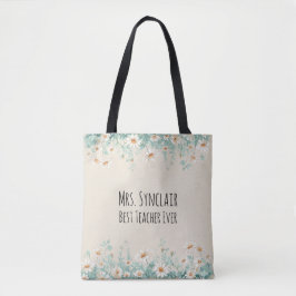 Bolsa Tote Apreciação Personalizada de Melhor Professora de S