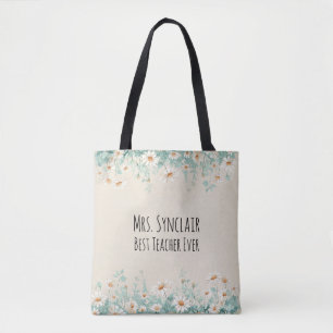 Bolsa Tote Apreciação Personalizada de Melhor Professora de S