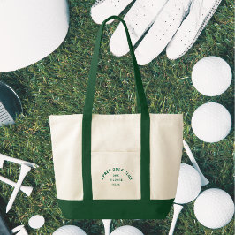 Bolsa Tote Après Golf Club Forest Green Golf Social Crest
