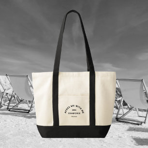 Bolsa Tote Après Ski Com Mim, Pão Negra De Esqui De Inverno
