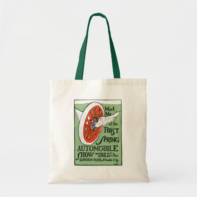 Bolsa Tote Apresentação automática do Primavera de Nova Jerse (Frente)