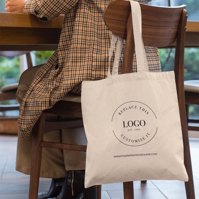 Bolsa Tote Apresentação de propostas de logotipos personaliza (Criador carregado)
