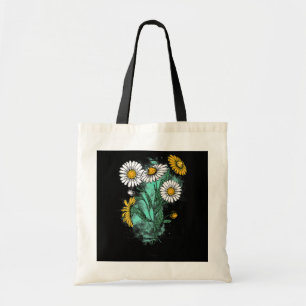 Bolsa Tote April Birth Flower Daisy Birth Mês Flor abril