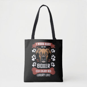 Bolsa Tote Aproveite a vida luxuosa, Boxer