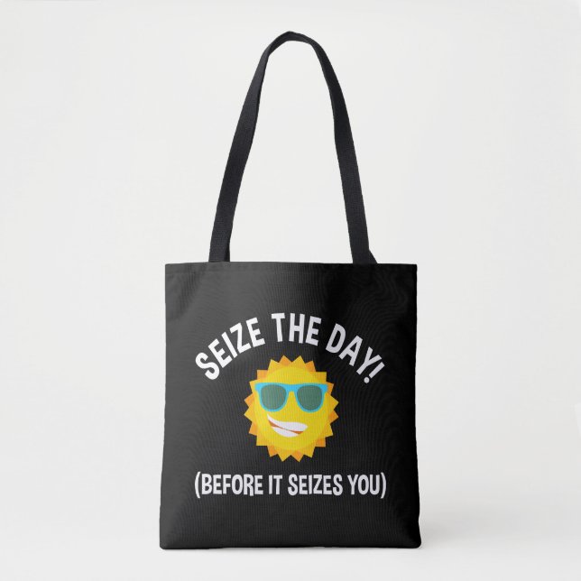 Bolsa Tote Aproveite O Dia! (Antes Que Ele O Assegure) (Frente)