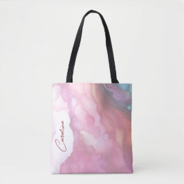 Bolsa Tote Aproveite suas cores de fluido do Pastel de aposen