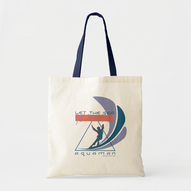 Bolsa Tote Aquaman | Deixe O Mar Libertá-Lo (Frente)