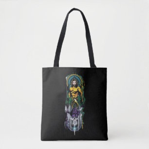Bolsa Tote Aquaman   Orin & painel reversível de Nouveau da
