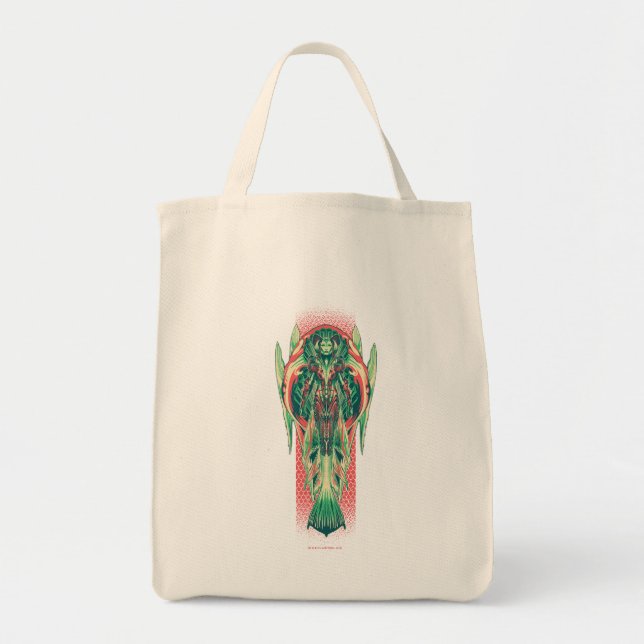 Bolsa Tote Aquaman | Rainha Pescador Art Nouveau (Frente)