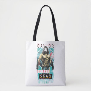 Bolsa Tote Aquaman   "salvador gráfico modernista dos mares"