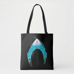 Bolsa Tote Aquaman vê completamente o gráfico do oceano d