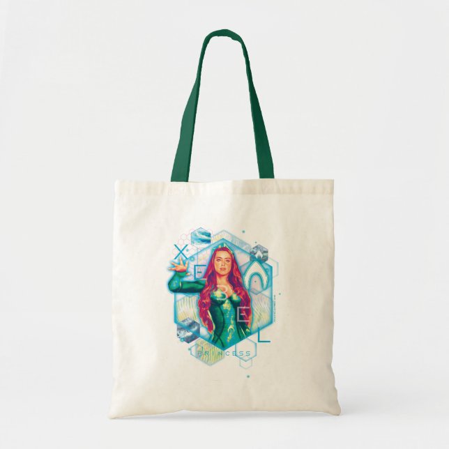 Bolsa Tote Aquaman | Xebel Princess Mera Hexagonal (Frente)