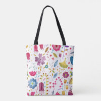 Aquarela Botânica de Flores Selvagens