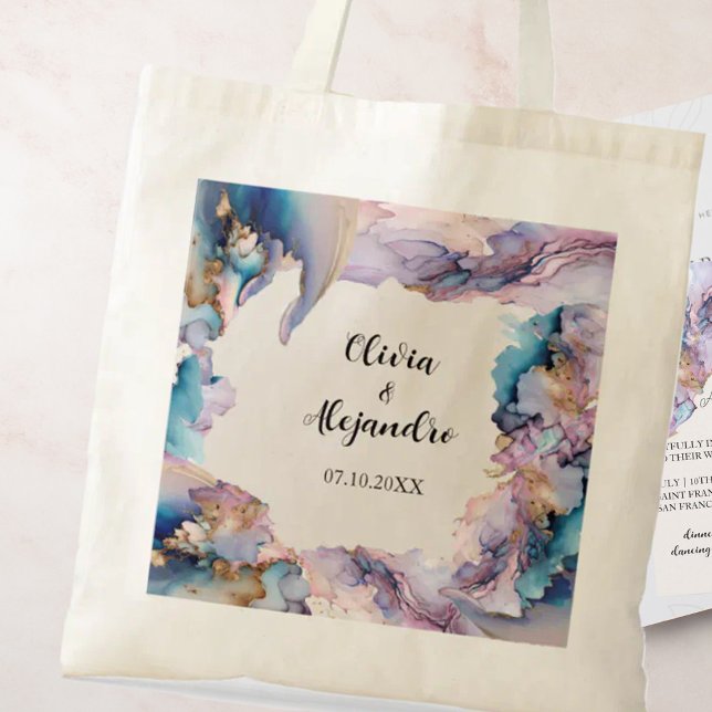Bolsa Tote Aquarela Cósmica (Criador carregado)