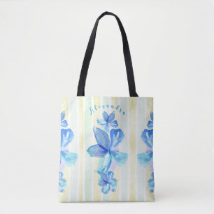 Bolsa Tote Aquarela Floral Personalizada