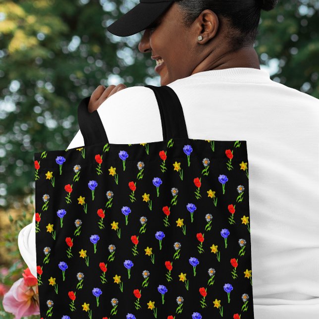 Bolsa Tote Aquarela Flores (Criador carregado)