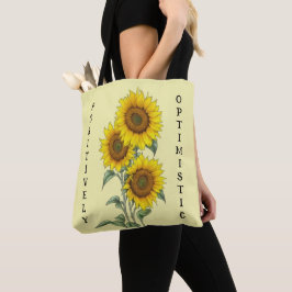 Bolsa Tote Aquarela Girassóis
