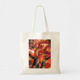 Bolsa Tote Aquarela japonesa - carpintaria