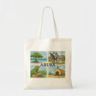 Bolsa Tote Aquarela multiview de Aruba