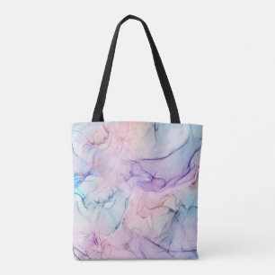 Bolsa Tote Aquarela Pastel Etérea Tênue Fantasia Glam Ink