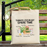 Bolsa Tote Aquarela Planta Floral Funny Gardening<br><div class="desc">Carregar seus sonhos verdes em estilo! Nosso Bolsa de Planta Floral Potted Gardening combina beleza aquarela com um traje de humor. Perfeito para cada jardineiro em movimento!</div>
