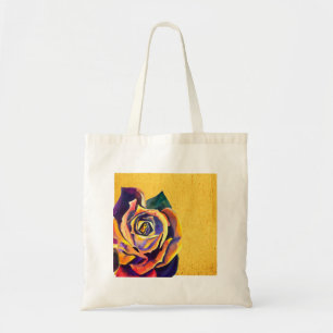 Bolsa Tote Aquarela Rosa Dourada