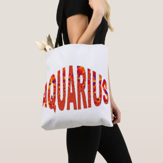 Bolsa Tote Aquário - Azul Amarelo Laranja-Fogo