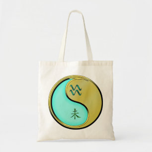 Bolsa Tote Aquário & Cabra de Metal
