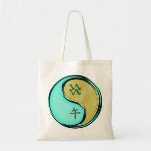 Bolsa Tote Aquário & Cavalo de Metal