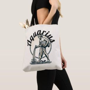 Bolsa Tote Aquário o Zodíaco Antigo do Portador de Água