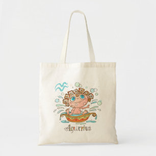 Bolsa Tote Aquarius Cartoon Baby
