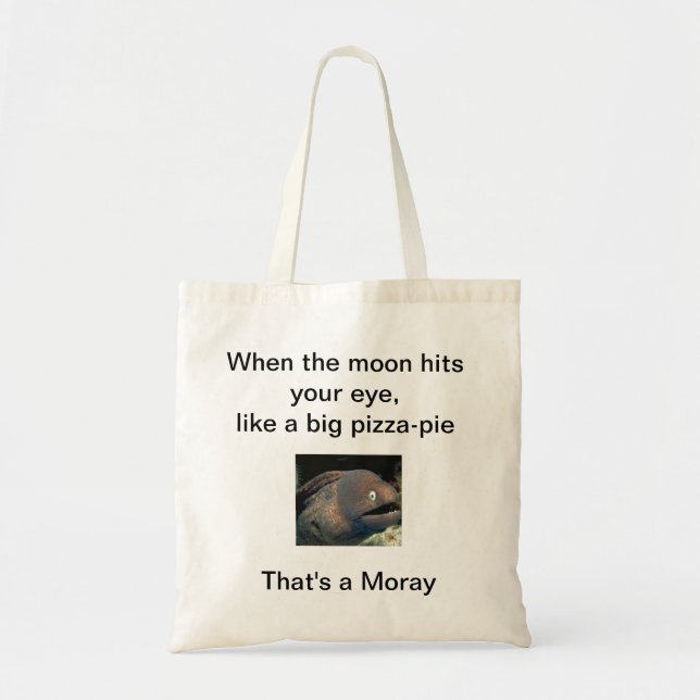 Bolsa Tote Aquele é um saco do moray (Frente)