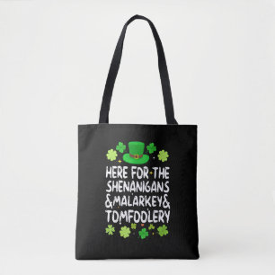 Bolsa Tote Aqui Para A Rua Da Tomtoleria Shenanigans Malarkey