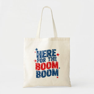 Bolsa Tote Aqui para O Boom 4 de Julho Patriótico 