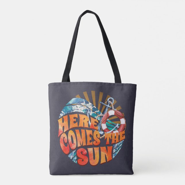 Bolsa Tote Aqui Vem O Sol (Verso)