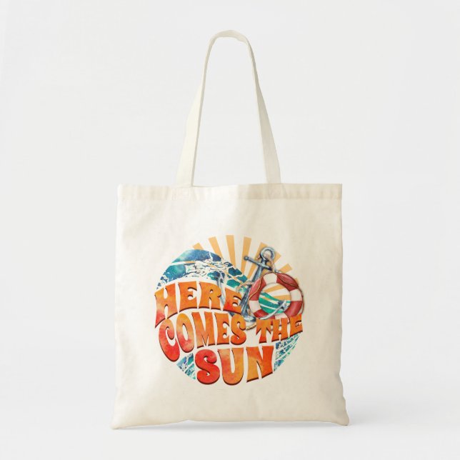 Bolsa Tote Aqui Vem O Sol (Frente)