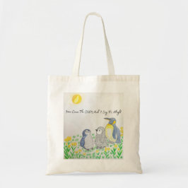 Bolsa Tote Aqui vem o sol e eu digo que está tudo bem