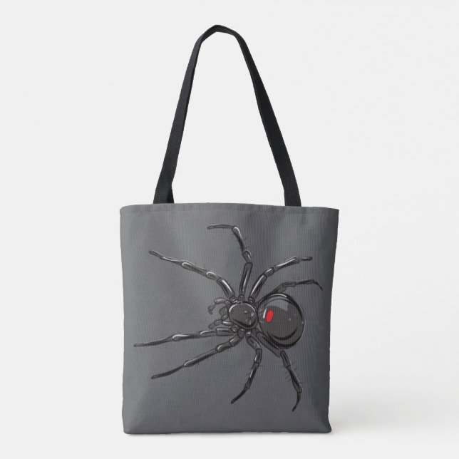 Bolsa Tote Aranha-Aranha-Vaca-Preta (Verso)