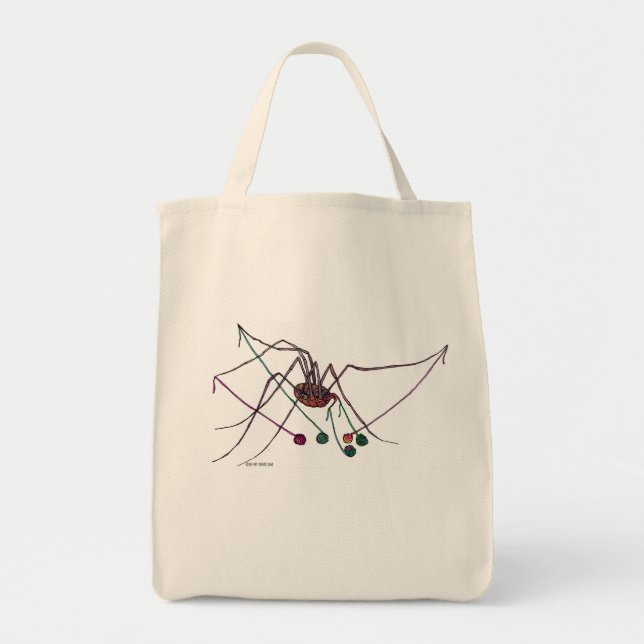 Bolsa Tote Aranha com fio (Frente)
