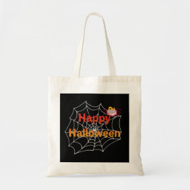Bolsa Tote Aranha engraçada na Web do Halloween