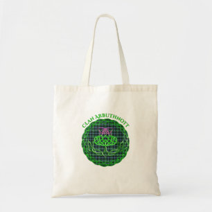 Bolsa Tote Arbuthnott escocês Tartan Celtic Thistle