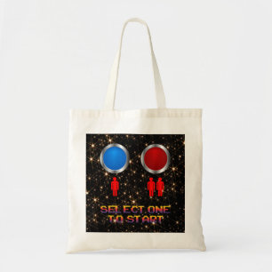 Bolsa Tote Arcade Clássica Muito Divertida SELECIONE UM PARA